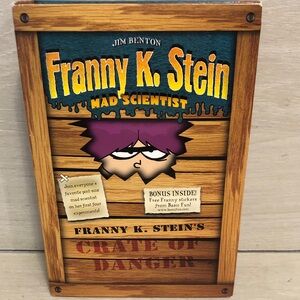 Franny K.Stein Mad Scientist Box Set Paperback Books 1-4 AND Original Stickers